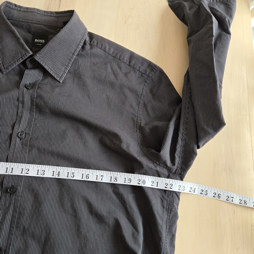 Hugo Boss Charcoal Button-Down Shirt - Picture 11 of 14